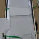 LFT HUIMEI2Y Glass Display Cabinet 4-Shelf with Door and Lock, Curio Cabinets Upgraded Quick-Install Style Tempered Glass Floor Standing Bookshelf for Bedroom, Living Room 65x 17x 14 Black