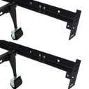 Bed Frame Footboard Extension Brackets Set Attachment Kit, Bolt-on Footboard Extension Bracket Attachment Kit - Fit for Twin,Full,Queen,King Size Bed