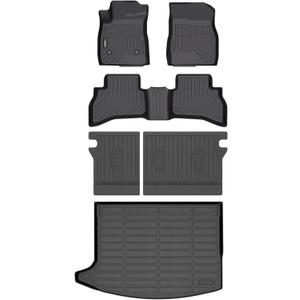 ANBINGO Floor Mats & Backseat Cargo Liner for 2020-2025 Buick Encore GX AWD, 2020-2025 Encore TPE Car Mat (Cargo Tray in Upper Deck Position)