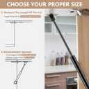 2 Pcs Gas Struts 17 Inch 55 lbs Prop Shock Lift Springs Rod Struts for RV Bed Floor Hatch Heavy Duty Box Lid Tool Box Outdoor Cabinet Boat Bed Cover Door Lid C16-04445 C16-04445