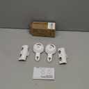 TAILI Suction Cup Razor Holder in Shower 2 Pack, Towel, Loofah, Shaver Holder for Bathroom Wall, Powerful Suction Cup Shower Hooks, Easy to Install and Reuse, White