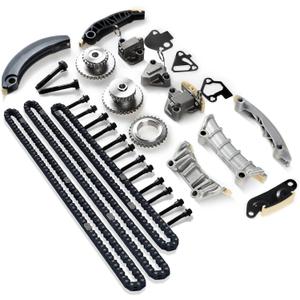 3.6 Timing Chain Kit w/Chain Guide Tensioner Sprocket for 2.8L 3.0L 3.6L Chevy Equinox Malibu Traverse GMC Acadia Cadillac CTS SRX Buick Enclave V6 Engine Engine Timing Set Replace # 9-0753S 9-0753sx