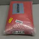 BOANKODU Bathroom Rugs Chenille 3-Piece Extra Soft and Absorbent Shag Bathroom Rugs, Machine Wash Mat, Strong PVC Non-Slip Underside, Plush Carpet Mats (Red) (2'8" x 1'8" (16x24"+20x32"+20x20"U shape)