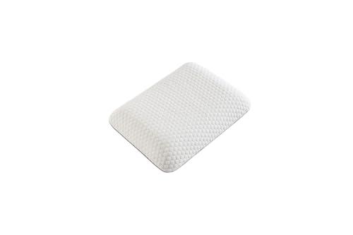 Memory Foam Pillow for Sleeping, Comfortable Camping Pillow, Easy to Carry Portable Bag, Soft, Breathable, Washable Pillowcase, White, 28" x 17"x 5" Inch
