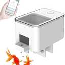 [Upgrade] Geevorks WiFi Automatic Fish Feeder, Intelligent Automatic Dispenser Vacation Fish Feeder for Aquarium Aquarium and Turtle Tank with App Control Timer USB Powered