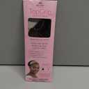 MILANO COLLECTION Glueless Top Grip for Hair Topper & Wiglets, Adjustable Translucent Strap with Side Openings, Top Headband for Your Wig or Topper, Includes Clips, Brown, Medium