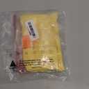 FULLSOFT High Waisted Biker Shorts for Women-5" Tummy Control Fitness Athletic Workout Running Yoga Gym Shorts (Small-Medium, Lemon Yellow)