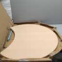 Flash Furniture Wren 25.125"W x 35.5"L Crescent Natural Plastic Height Adjustable Activity Table