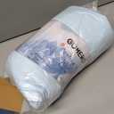 GOHERO Cooling Blanket Queen 90"x90" - Double Sided Summer Blankets for Hot Sleepers - Lightweight Soft Arc-Chill Q-Max >0.5 Blanket Absorbs Heat to Keep Cool on Warm Nights Blue