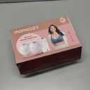 Momcozy M5 Smart APP Controlled Wearable Breast Pump, Hands-Free Wireless Electric Pump, 3 Modes 9 Suction Levels, BPA-Free, Portable Lightweight, 24mm Flange, 2-Pack Cozy Red