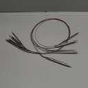 Circular Knitting Needles Set Round Needle Metal Magic Loop 40 Inch Size 15 11 9 7 4 1.5