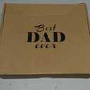 Birthday Gifts Ideas for Dad from Daughter Son, Wooden Hat Holder Display Stand, Hat Rack for Baseball Caps, Best Dad Ever Home Office Organizer Decoration Gifts for Christmas Retirement Fathers Day