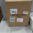 WhatsBedding 5"Duck Feather Memory Foam Mattress Topper,Cotton Topper,Queen