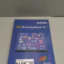 Exbelle 16 LED Drawing Message Note Board 7 Colors Light Acrylic Dry Erase Lumiboard with Colors 2 Modes as Night Light for Kids Room/Store/Office Ideal Gift for Festival Decoration 7 Markers