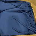 72 x 21 Inch Outdoor Chaise Lounge Cushions Set of 2 - Removable Cover, 4-Section Design, Water-Repellent & Fade-Resistant, 6 Tie Straps, Replacement for Patio & Pool Chairs - Navy, 72''x21'' | 2 Pack
