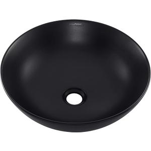 Classe 16" Color Ceramic Sink in Matte Black