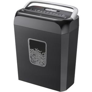 Bonsaii Shredders for Home Use, 3.4 Gal Wastebasket, 6-Sheet Cross-Cut Credit Card Shredder for Home Office, Small Shredding Machine for Staples, Clips, Documents, Portable Handle(C237-B New Version)
