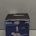 Ligency Smart Socket Fan Light - 16'' Small Socket Ceiling Fan with RGBW Color Changing E26 Screw-in Fan Light with App/Remote/Alexa Voice Control, 6-Speed Quiet for Bedroom & Garage, White