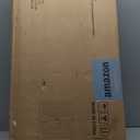 Black Buffet Sideboard Cabinet, Storage Cabinet with Handmade PVC Rattan Decor Doors, Wooden Coffee Station with Adjustable Shelf for Kitchen, Living Room, Entryway