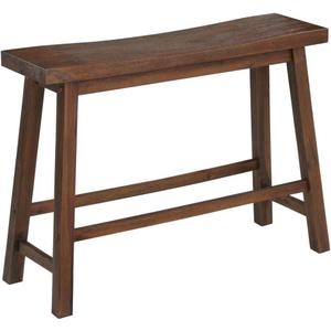 Boraam Sonoma Bench, 9"D x 33"W x 24"H, Chestnut