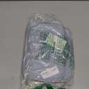 Prite Makeup Bag, Large Capacity Portable Travel Cosmetic Bag, Waterproof Makeup Organizer for Women with Handle and Divider (001 Blue)