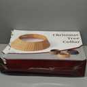 42in Extra Large Christmas Tree Collar - Wicker Woven Tree Collars for Artificial Trees - Handmade Rattan Rustic Farmhouse Basket for Tree Base Cover with Cord Cut-Out for 9ft 10ft 12ft Tree (Brown)