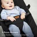 Baby Bouncer Chair - Comfortable Support for Your Little One's Blissful Moments (Normal, Black)