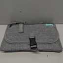 Kopi Baby Portable Diaper Changing Pad - Baby Diaper Changer Travel Bag with Wipes Pocket, Smart Design Portable Changing Mat, Infant Travel Station Kit, Gift for Newborn Girl & Boy - Grey, Premium
