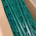 50 Pack Electric Fence Posts,48 Inch/4FT Step-in Plastic Posts for Farm and Garden,Temporary Sturdy Fencing System for Electric Fencing and Yard Protection, Green