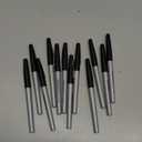 Paper Mate Flair Felt Tip Pens, Ultra Fine Point (0.4mm), Black Ink, 12 Count - Office Supplies, No Bleed, For Precise and Expressive Writing