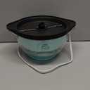 DASH SmartStore Stirring Popcorn Maker, 3QT Hot Oil Electric Popcorn Machine with Clear Bowl, 12 Cups - Aqua