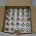 Oviejo 25 Pack Clear Torpedo Tip Replacement Bulbs, 7 Watt C26 Incandescent Bulbs for Electric Candle Lamps, Window Candles, Chandeliers, E12 Candelabra Base Light Bulbs