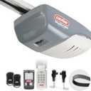 Genie SilentMax 1000 Garage Door Opener - Ultra-Quiet Belt Drive - Includes two 3-Button Pre-Programmed Remotes, Wall Console, Wireless Keypad, Safe T-Beams - Model 3042-TKH, 140V DC Motor