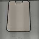 Titanium Cutting Board for Kitchen, Cutting Board Double Sided Food Grade, Pure Titanium/PP, Easy to Clean Large Size 15x10.3 (15.6"L x 10.8"W, Silver)