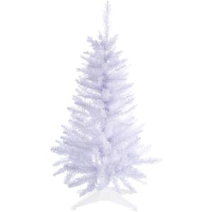 Small Christmas Tree 4FT Artificial Mini Xmas Tree for Holiday House Decor, White