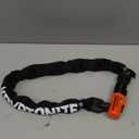 Kryptonite Evolution 1090 Bike Chain Lock, 3 Feet Long 10mm Steel Chain Heavy Duty Anti-Theft Sold Secure Gold Bicycle Chain Lock with Keys for Bike, Motorcycle, Scooter, Bicycle, Door, Gate, Fence