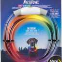 Nite Ize NiteHowl Rechargeable LED Safety Necklace - Disc-O Select - High-Visibility Collar for Nighttime - 360-Degree Illumination & Customizable Fit - Color Changing - Weather Resistant - Regular