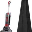 Upright Vacuum Cleaner Storage Bag Household Sweeper Cleaner Protective Dust Bag Stand Vacuum Cleaner Pouch 15" L x 15" W x 48.5" H Black Only Cover