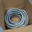 50 ft 3/4 Inch Reduced Wall Flexible Metal Conduit,Low Voltage, Galvanized Steel Outdoor Electrical Conduit for Greenfield Wiring, Cable Management