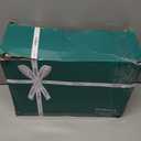 Ceramic Fruit Bowl for Kitchen Counter - 3 Tier Fruit Basket with Metal Stand, Tiered Fruit Stand for Countertop, Snack, Nuts, Cake, Dessert, Cute (Gold, Small)