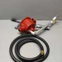 Fill-Rite FR152 Piston Hand Pump with Hose & Nozzle Spout, Red