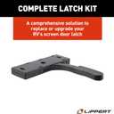 Lippert Screen Door Replacement Latch Kit for 5th Wheel RVs, Travel Trailers and Motorhomes (Mounting Hardware Not Included) - 201471