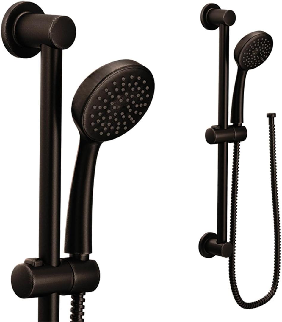 Moen Oil Rubbed Bronze Eco-Performance Detachable Handheld Showerhead with 24-inch Slide Bar and 69-inch Hose, 3868EPORB