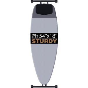 veiox Full Size Ironing Board 54''x18'', Heavy-Duty Stable