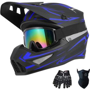Adult Dirt Bike ATV Motocross Helmet DOT Approved S