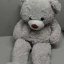 MaoGoLan Giant Teddy Bear Plush Toy - Ultra Soft & Cute Large Stuffed Animal 39 inches, Perfect for Baby Showers, Birthdays, Valentines Day Gifts (Kids, Couples, Family),Gray