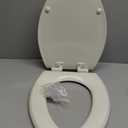 Mayfair Cassel Slow Close Toilet Seat, Easy Clean, Non Slip Premium Wood Seat, Easy Install, Made in USA, Elongated, Biscuit
