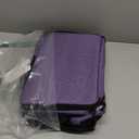 LUXJA 2 Layers Medicine Bag with Detachable Divider, Pill Bottle Organizer Suitable for Home or Travel Use, Purple