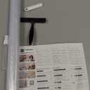 Rabbitgoo Window Privacy Film Rainbow Film Decorative Window Sticker, 3D Static Stained Glass Cling Tint for Home Heat Control Non-Adhesive, 17.5 x 78.7 inches (Clear)