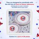 Official Eagle Scout Paper Plates, Court of Honor Lunch Plates, Stars - 25pk